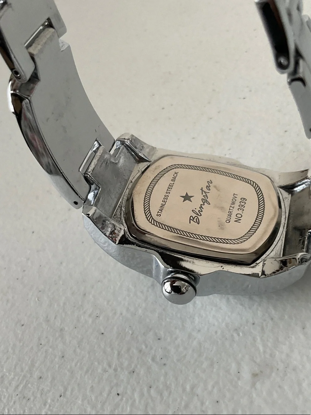 Bling Star Men's Bracelet Religious Watch with Sculpted Jesus Christ Face